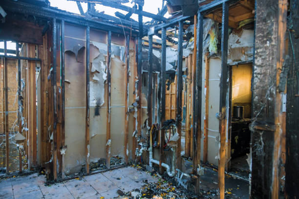 Professional Emergency Fire Cleanup technician working in Burtonsville, MD